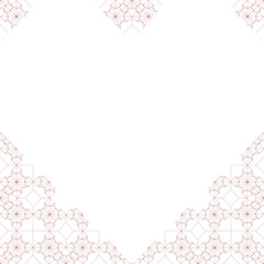 Fototapeta premium valentine's day heart with a print of lines outside