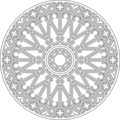 Bilbao, Spain, rose window