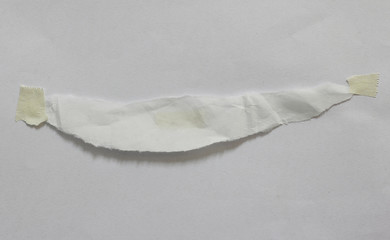 pieces of torn paper texture background, copy space.