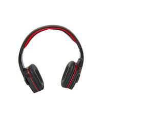 Headphones isolated on the white background