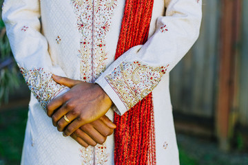 prince at a wedding in colorful clothes