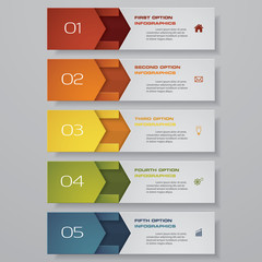 Design clean number banners template/graphic or website layout. Vector.