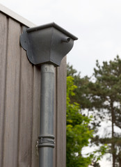 Sink drain on a roof