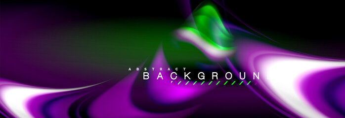 Blurred fluid colors background, abstract waves lines, mixing colours with light effects on light backdrop. Vector artistic illustration for presentation, app wallpaper, banner or posters