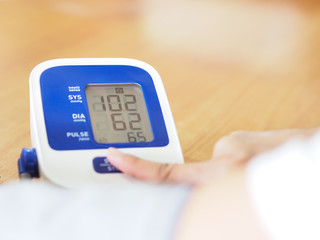 Health check With blood pressure monitors and heart rate measurements.
