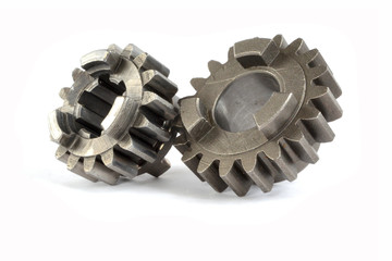 Two metal gears