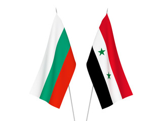 Bulgaria and Syria flags