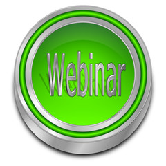 Webinar Button - 3D illustration