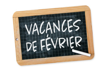 Ardoise vacances de février