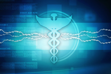 2d illustration Health care and medical logo 