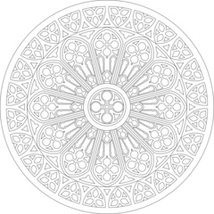 Felanitx, Spain, rose window
