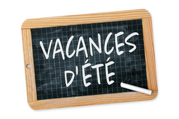 Ardoise vacances d'&eacute;t&eacute;