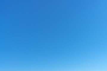Clear blue sky, sky background