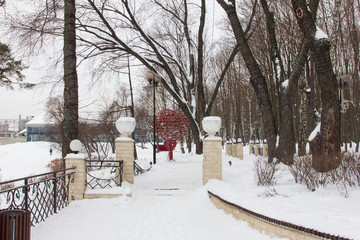 winter in the park