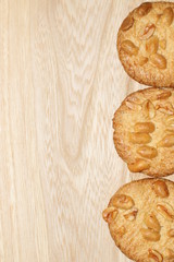 Cookies with chunky peanuts