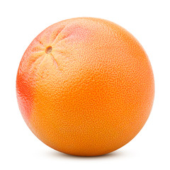 grapefruit isolated on white background, clipping path, full depth of field