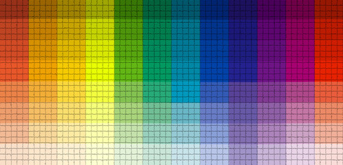  mosaïque couleurs chromatiques
