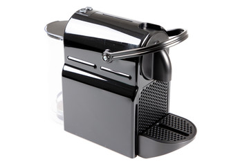 electric coffee machine isolated on white background