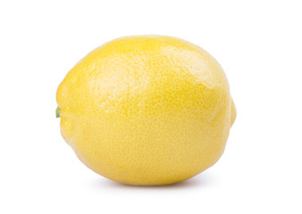Lemon isolated on white background. With clipping path