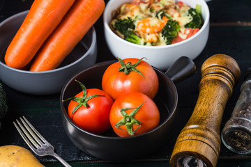 Cheese Grilled Shrimp Pasta