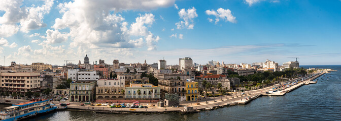 Panorama Blick auf Altstadt von Havanna Kuba