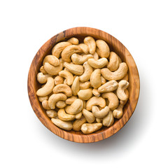 Roasted cashew nuts.