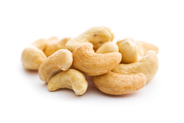 Roasted cashew nuts.