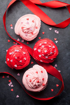 Delicious Valentine's day cupcakes