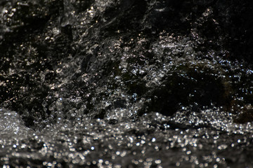 Water on Rocks 