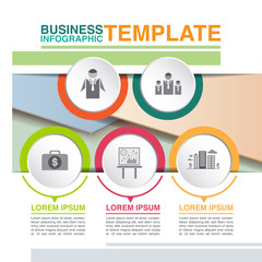 Business infographic template