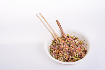 Super appetite fresh dumplings / vegetable meat puree