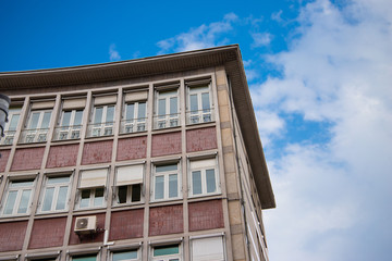 Fototapeta premium Altes Fabrikgebäude in Frankfurt am Main