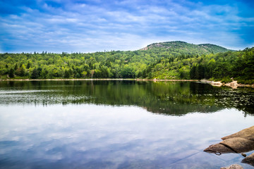 The Bowl Lake in Acadia National Park, Maine