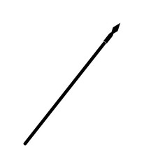 spear icon. vector illustration