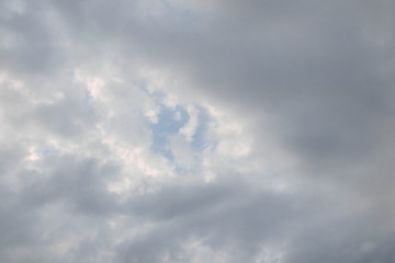 fresh clear blue sky with light cloud