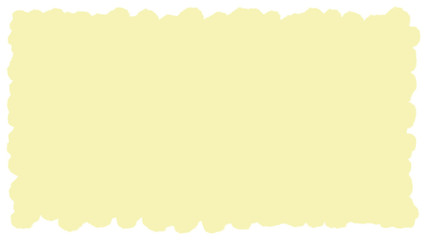 soft yellow water color brush rectangle frame