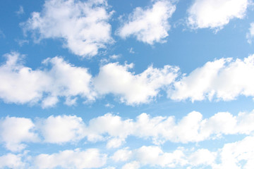 Obraz premium fresh clear blue sky with light cloud