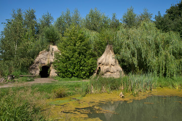 Historical settlement in Biskupin. Poland © Andrey Shevchenko