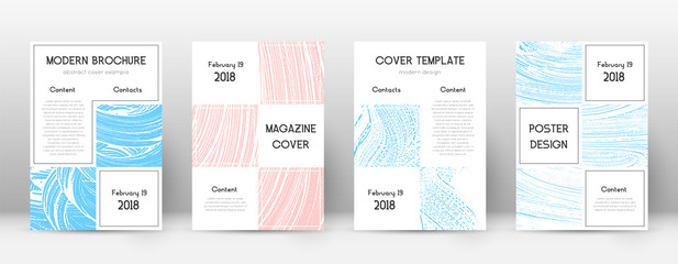 Cover page design template. Business brochure layo