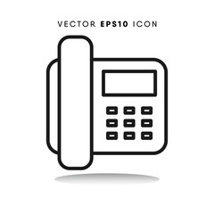 Telephone vector icon