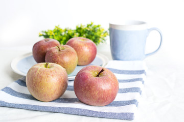 Fresh candy heart ugly apple