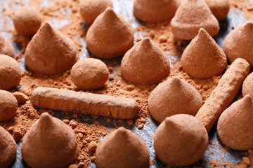 Truffle chocolate candies