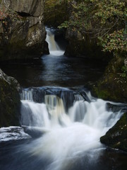 Fototapeta na wymiar Ingleton Waterfalls, Yorkshire