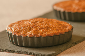 homemade tasty cooked cakes on table