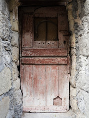 old door, tuscany, italy