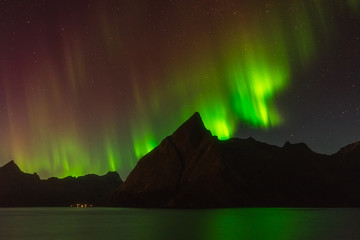 Northen lights in Lofoten - Norway
