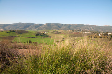 Fototapeta na wymiar valley jezreel, Beit She'arim, Israel