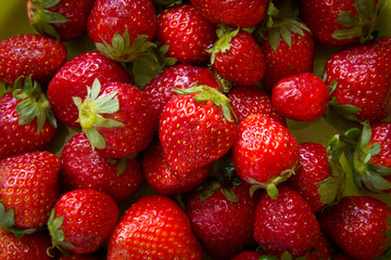 Strawberry. Fresh organic berries .