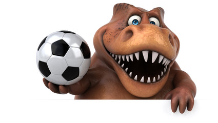 Fototapeta premium Fun Trex - 3D Illustration