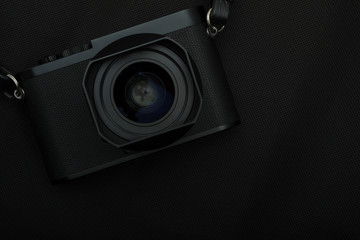 appareil photo de couleur noir